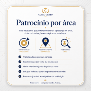 Patrocínio por área